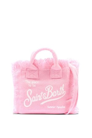 Borsa Vanity Mini in lino rosa SAINT BARTH KIDS | VAMI00800142L